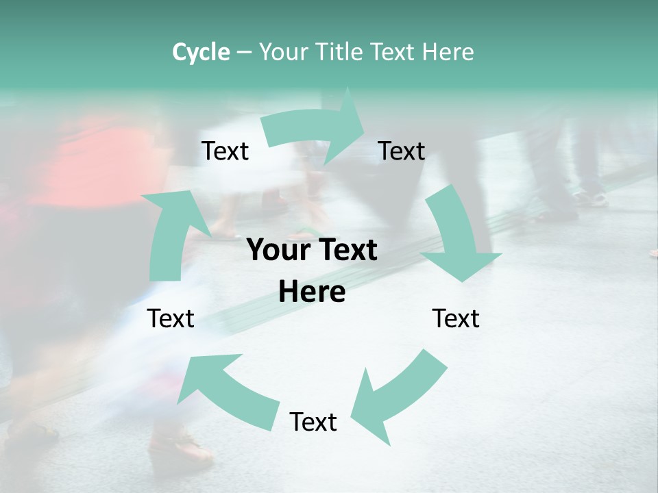 Subway Town View PowerPoint Template