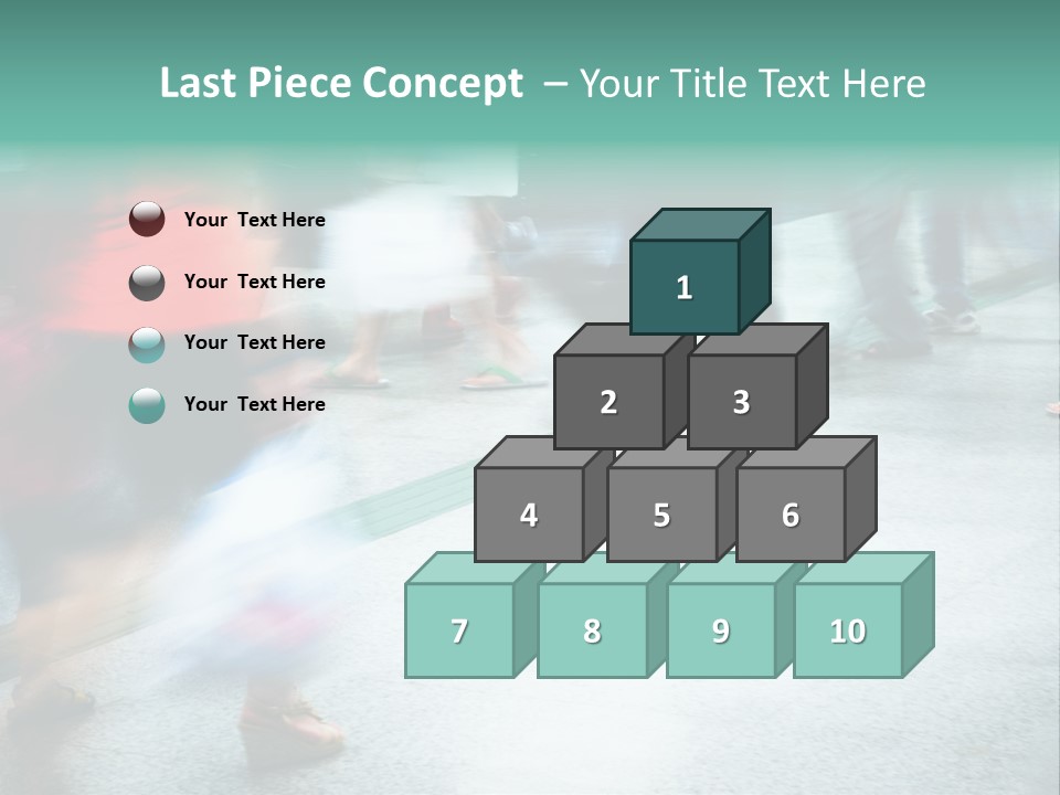 Subway Town View PowerPoint Template