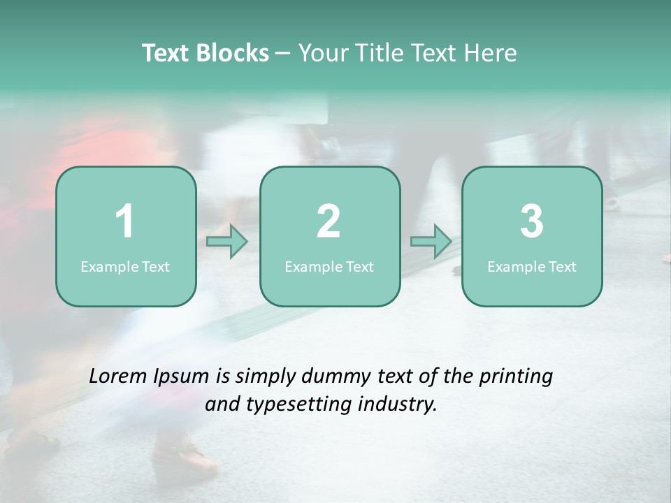 Subway Town View PowerPoint Template