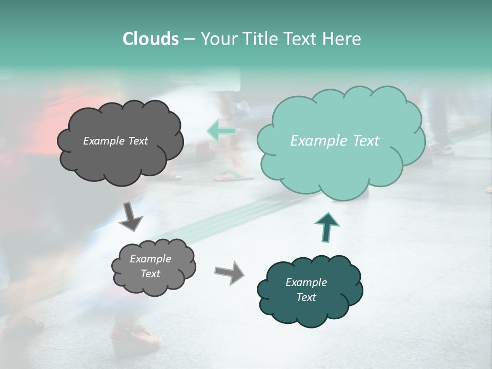 Subway Town View PowerPoint Template