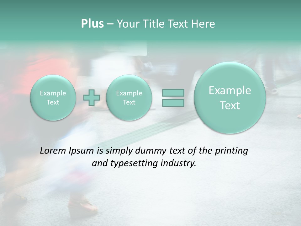Subway Town View PowerPoint Template