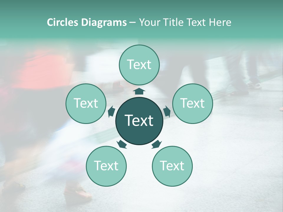 Subway Town View PowerPoint Template