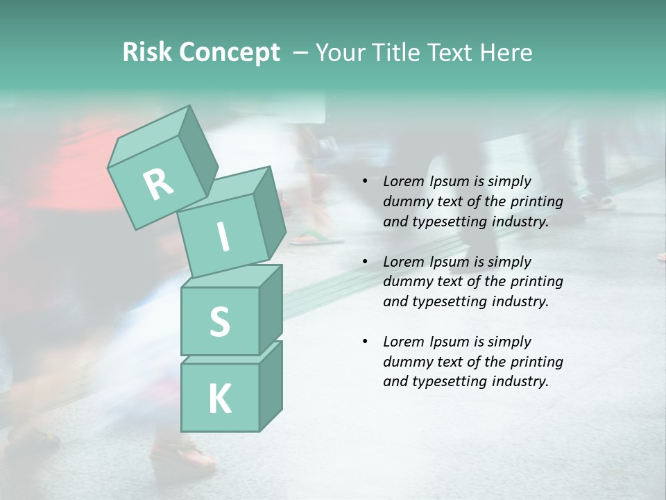 Subway Town View PowerPoint Template