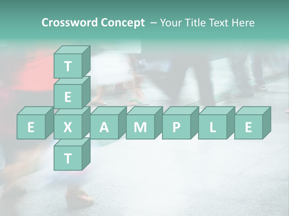 Subway Town View PowerPoint Template