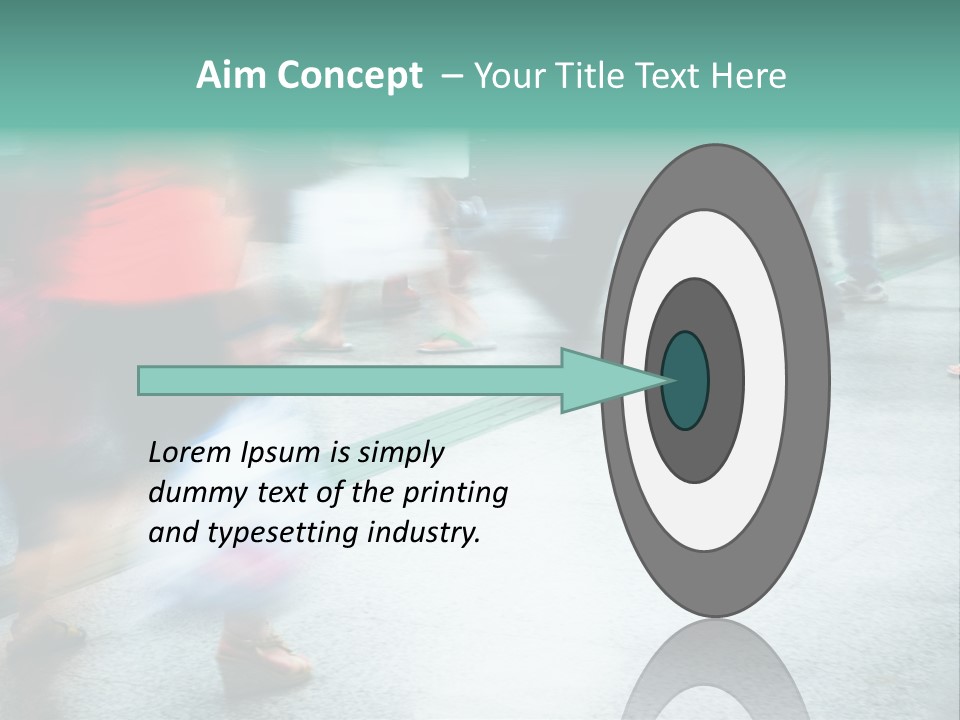 Subway Town View PowerPoint Template