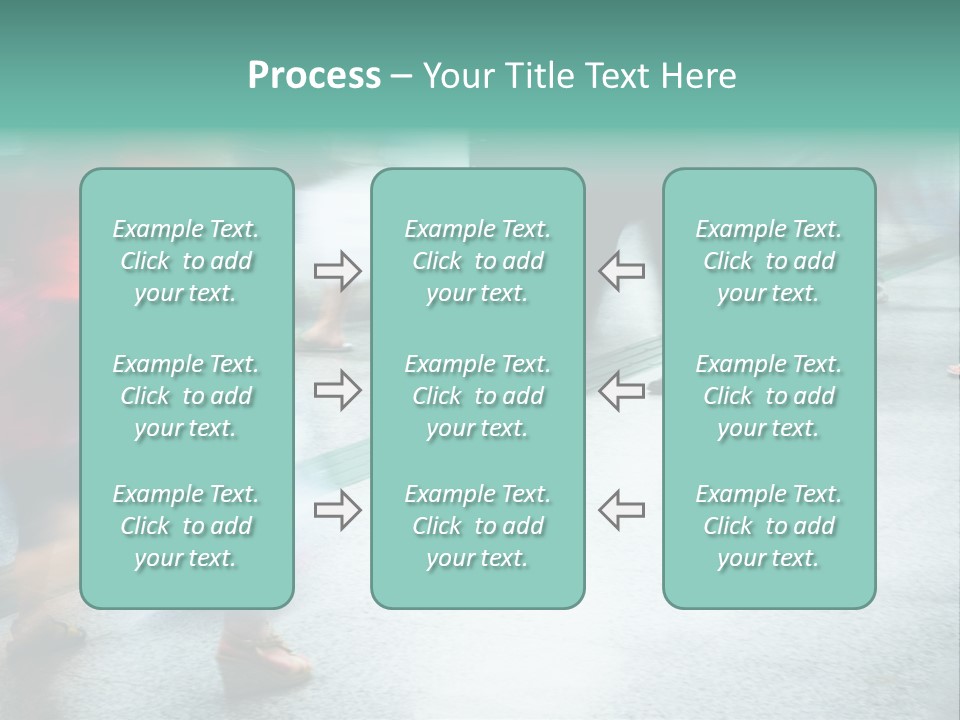 Subway Town View PowerPoint Template