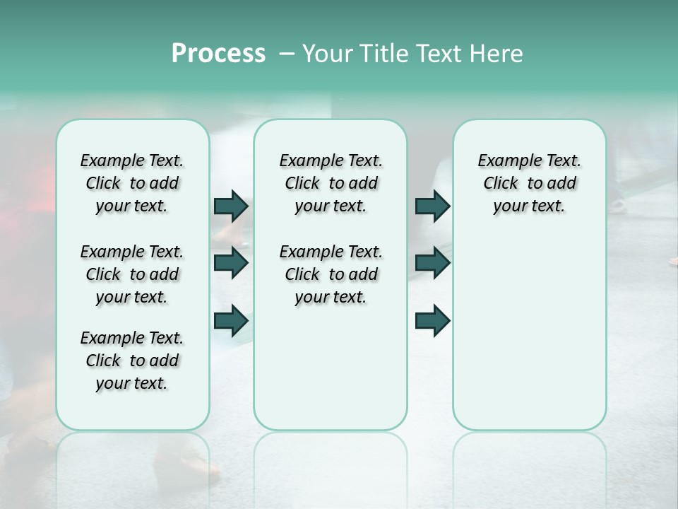 Subway Town View PowerPoint Template