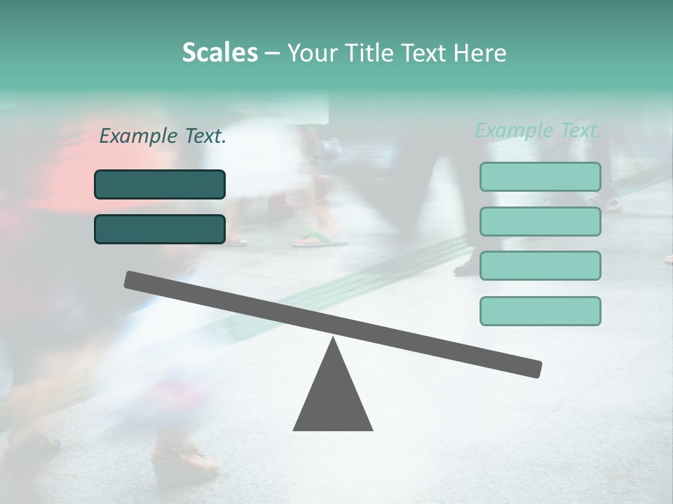 Subway Town View PowerPoint Template