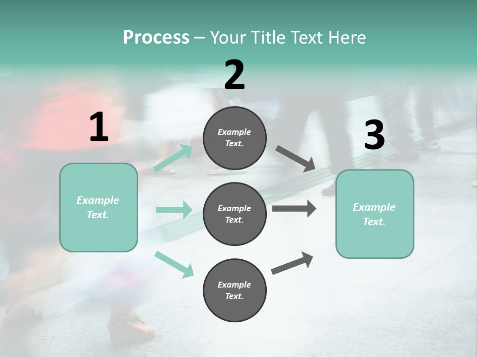 Subway Town View PowerPoint Template