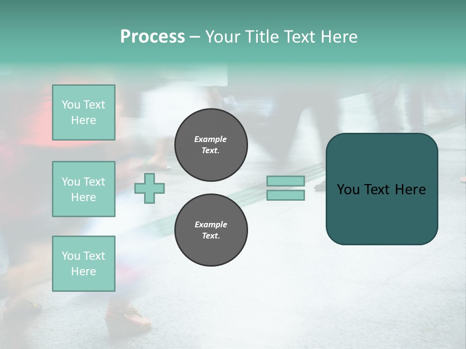 Subway Town View PowerPoint Template