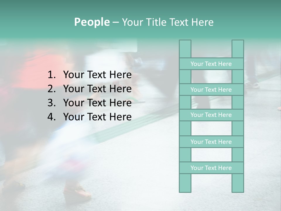 Subway Town View PowerPoint Template