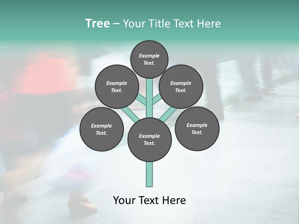 Subway Town View PowerPoint Template