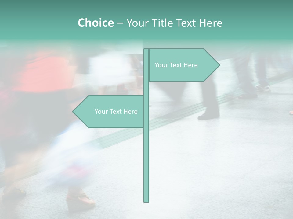 Subway Town View PowerPoint Template