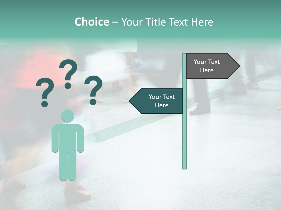 Subway Town View PowerPoint Template
