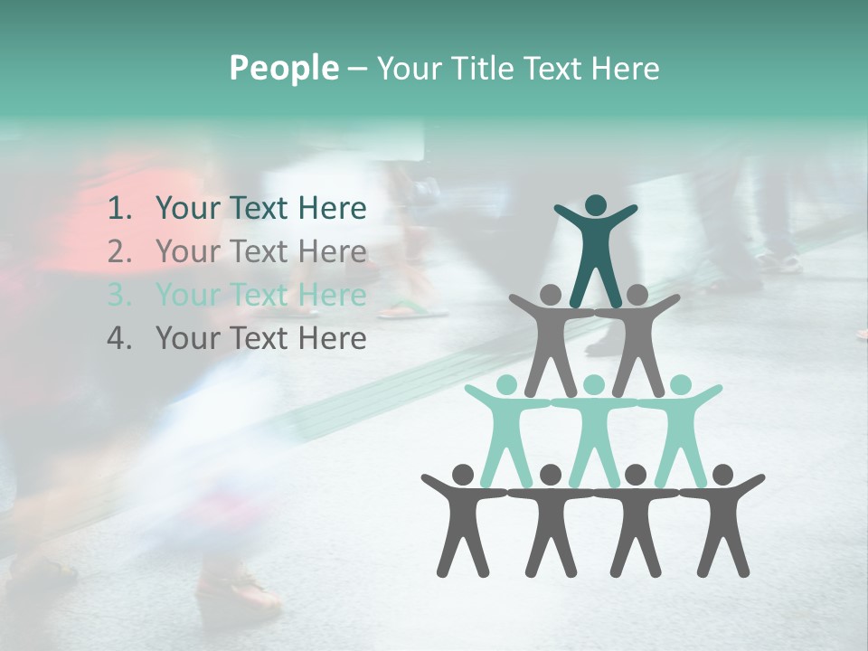 Subway Town View PowerPoint Template