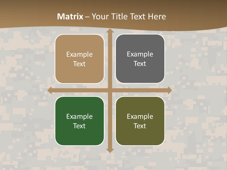 Horizontal Generations Portrait PowerPoint Template