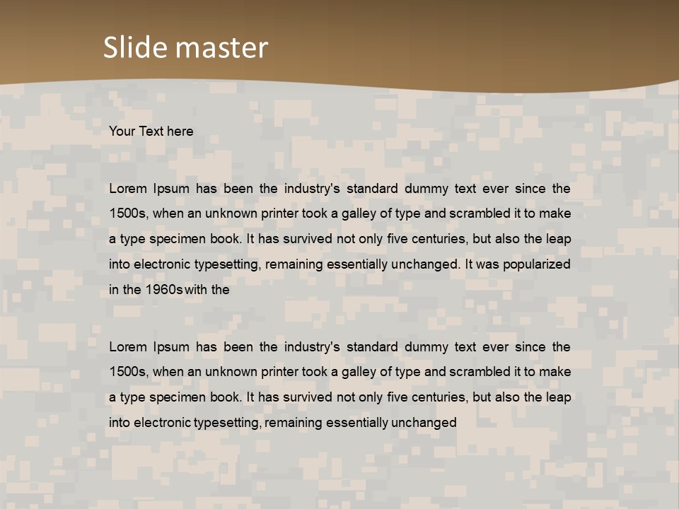 Horizontal Generations Portrait PowerPoint Template