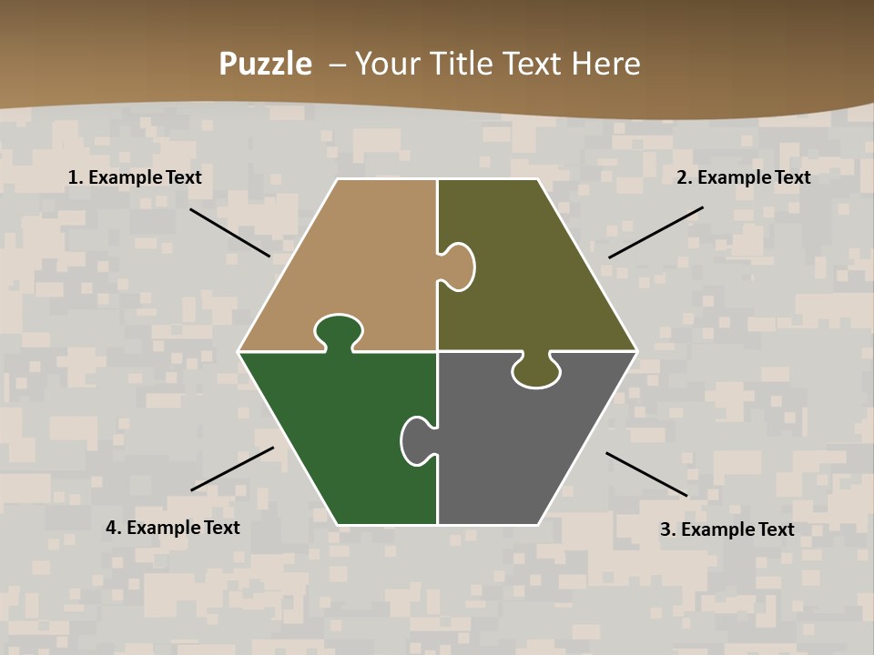 Horizontal Generations Portrait PowerPoint Template