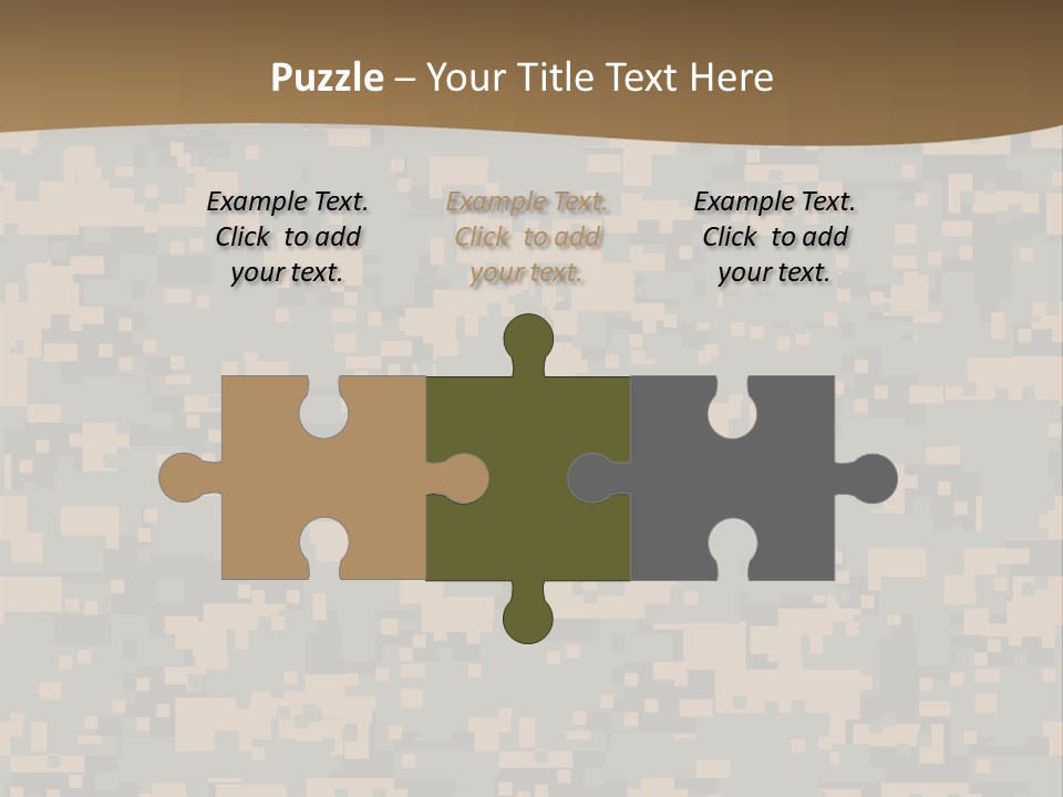 Horizontal Generations Portrait PowerPoint Template