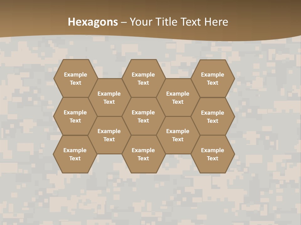 Horizontal Generations Portrait PowerPoint Template