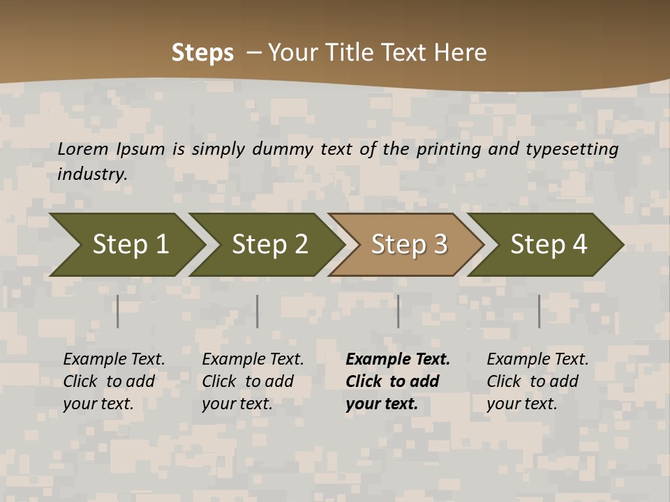 Horizontal Generations Portrait PowerPoint Template