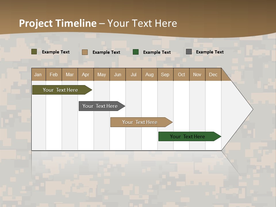 Horizontal Generations Portrait PowerPoint Template