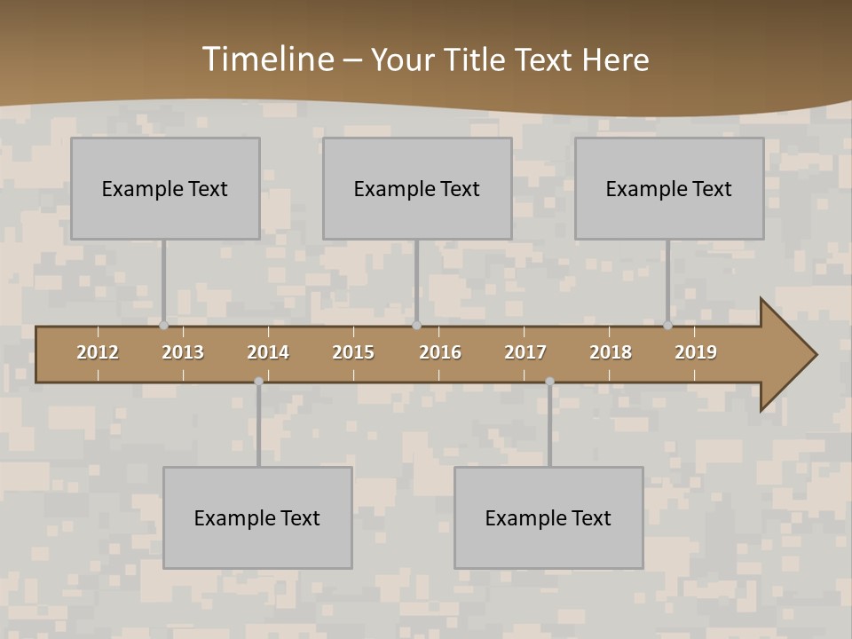 Horizontal Generations Portrait PowerPoint Template