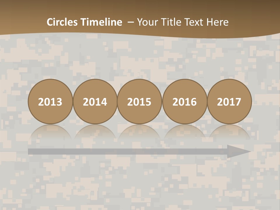 Horizontal Generations Portrait PowerPoint Template