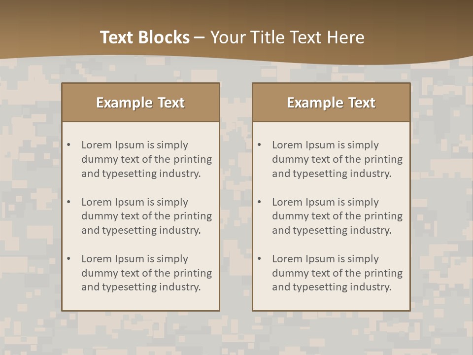 Horizontal Generations Portrait PowerPoint Template