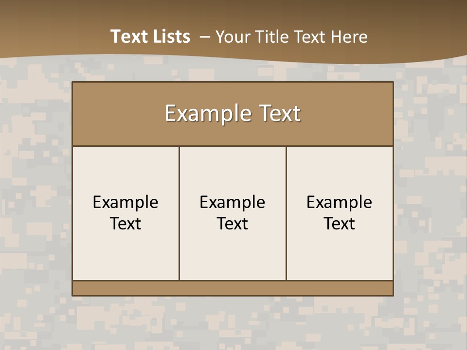 Horizontal Generations Portrait PowerPoint Template