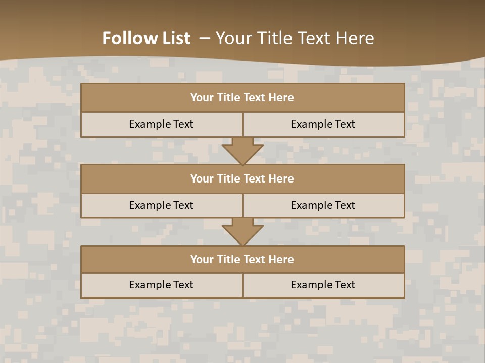 Horizontal Generations Portrait PowerPoint Template