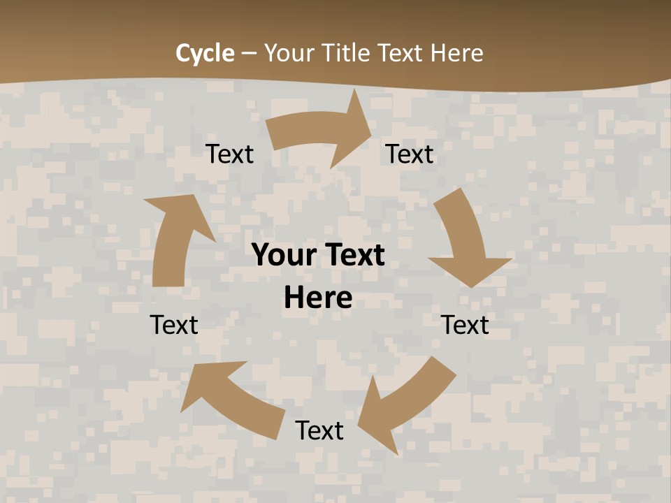 Horizontal Generations Portrait PowerPoint Template