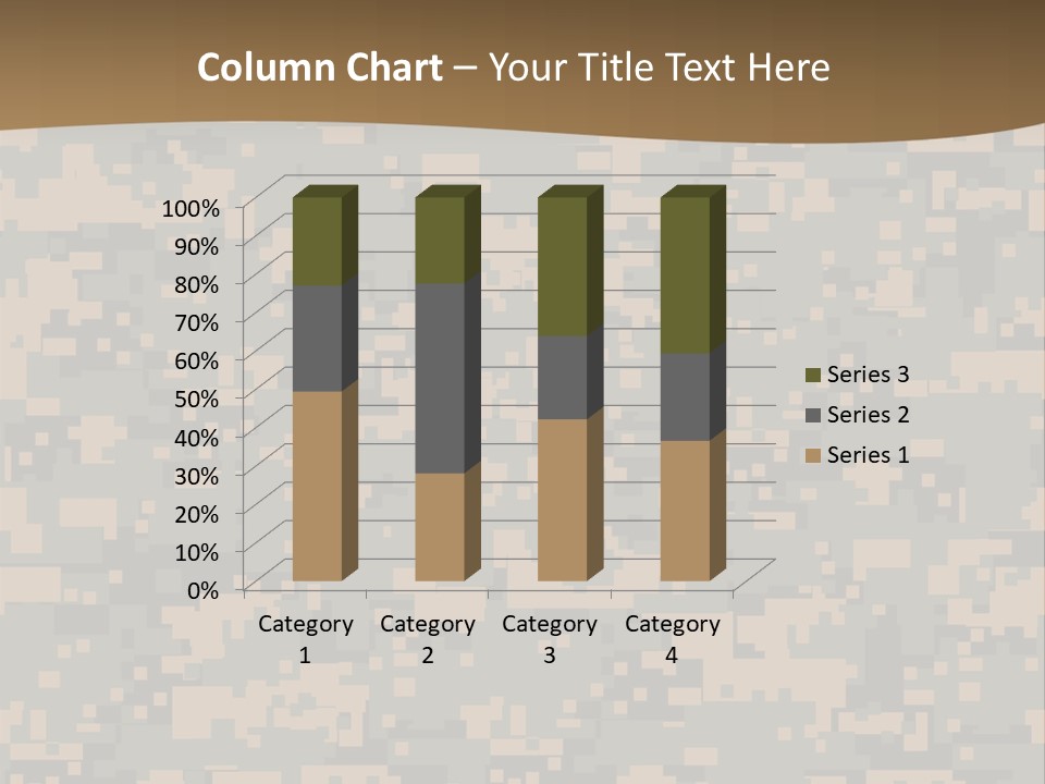 Horizontal Generations Portrait PowerPoint Template