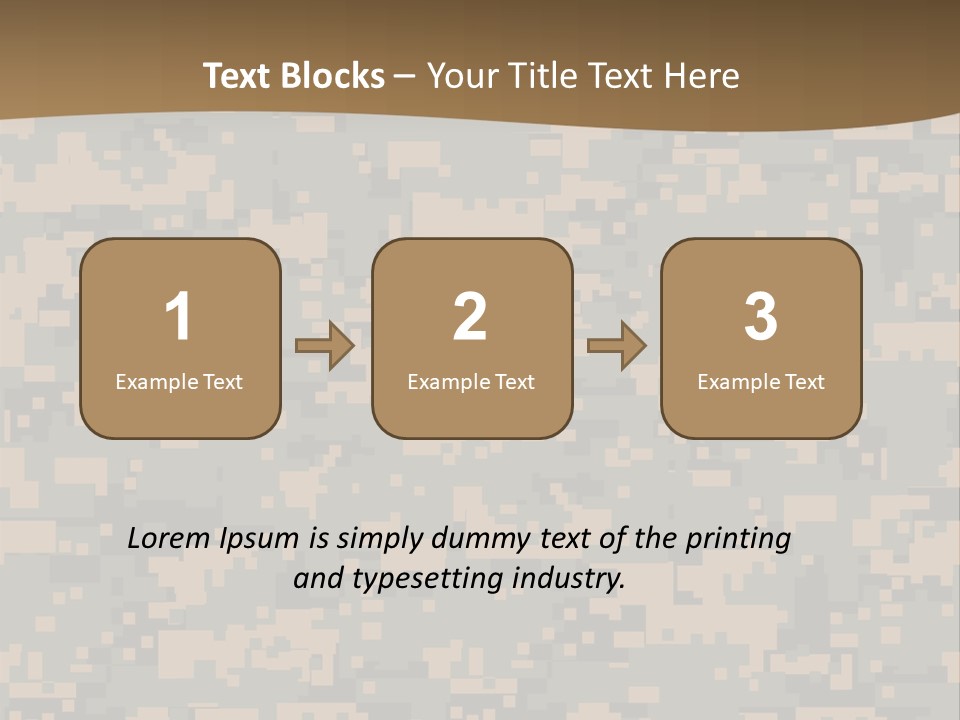 Horizontal Generations Portrait PowerPoint Template