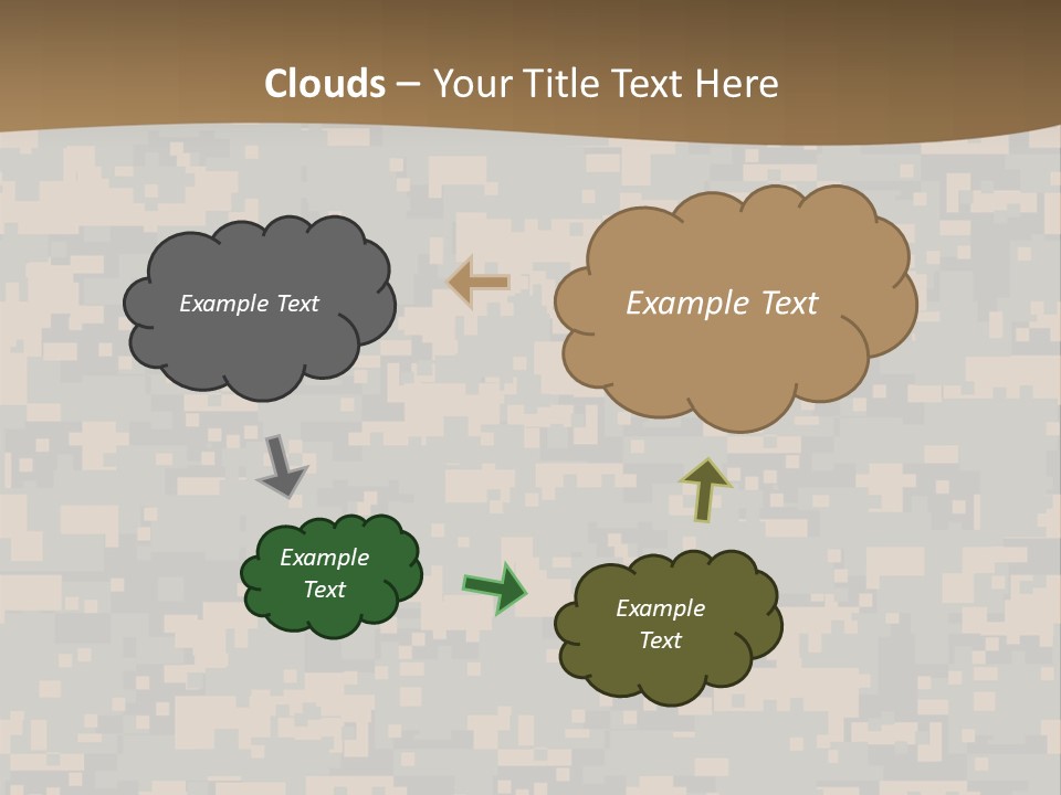 Horizontal Generations Portrait PowerPoint Template