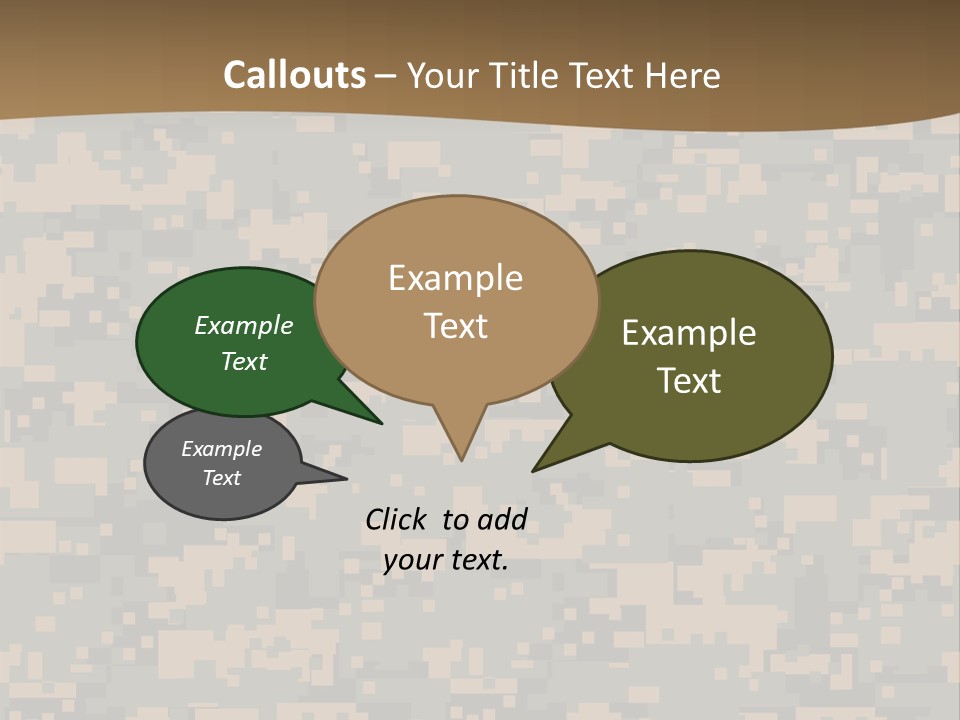 Horizontal Generations Portrait PowerPoint Template