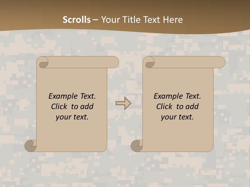 Horizontal Generations Portrait PowerPoint Template