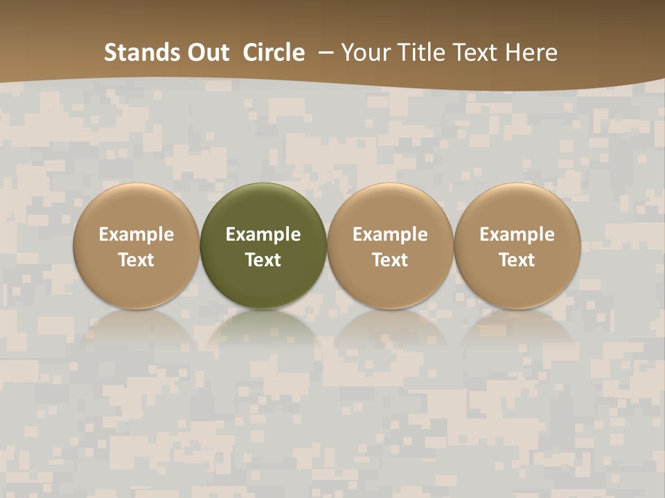 Horizontal Generations Portrait PowerPoint Template