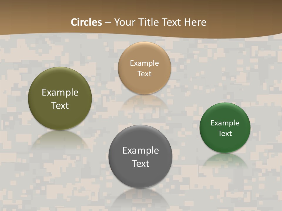 Horizontal Generations Portrait PowerPoint Template