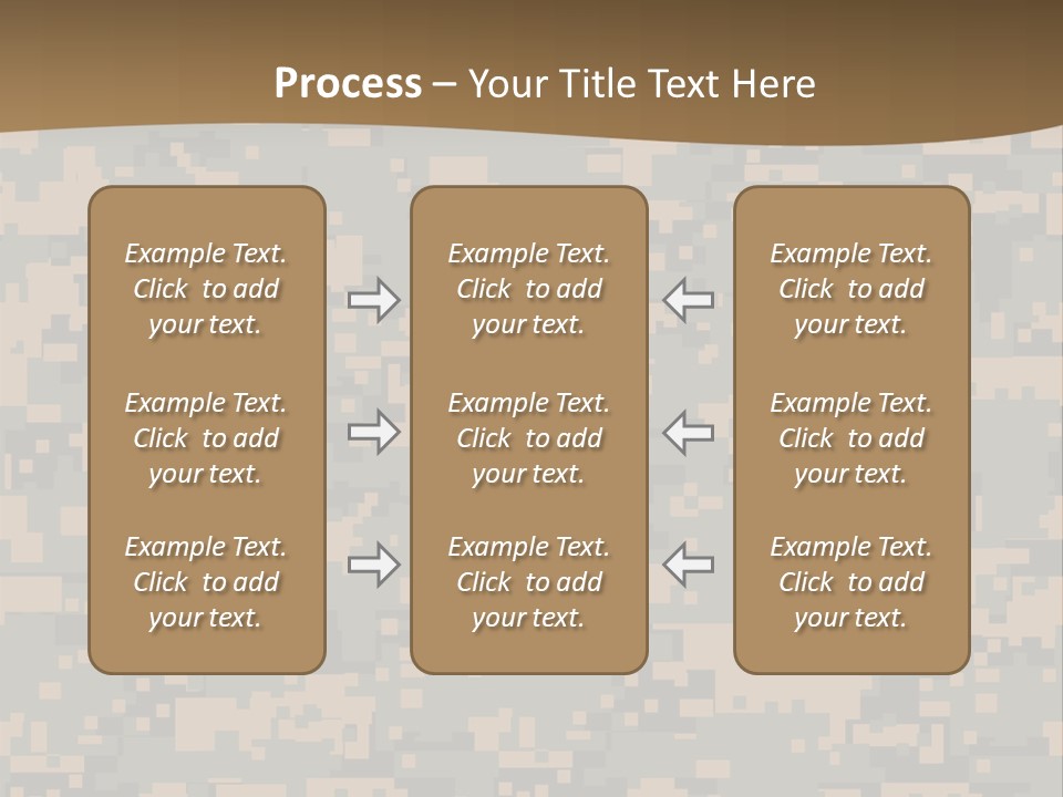 Horizontal Generations Portrait PowerPoint Template