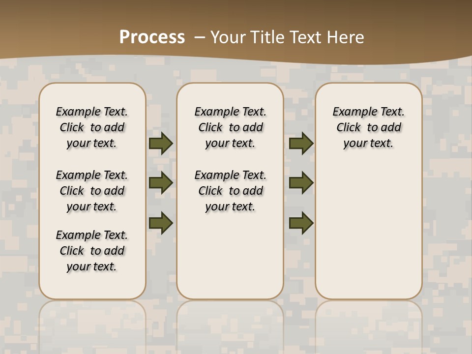Horizontal Generations Portrait PowerPoint Template