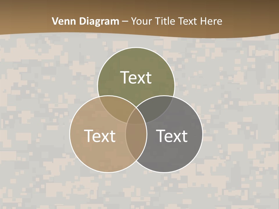 Horizontal Generations Portrait PowerPoint Template
