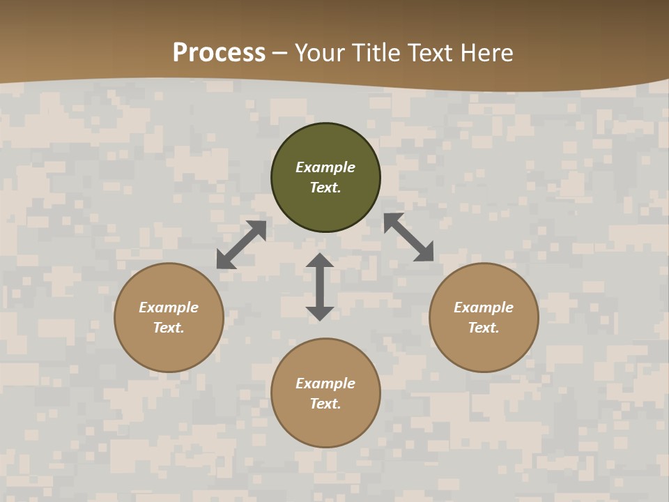 Horizontal Generations Portrait PowerPoint Template