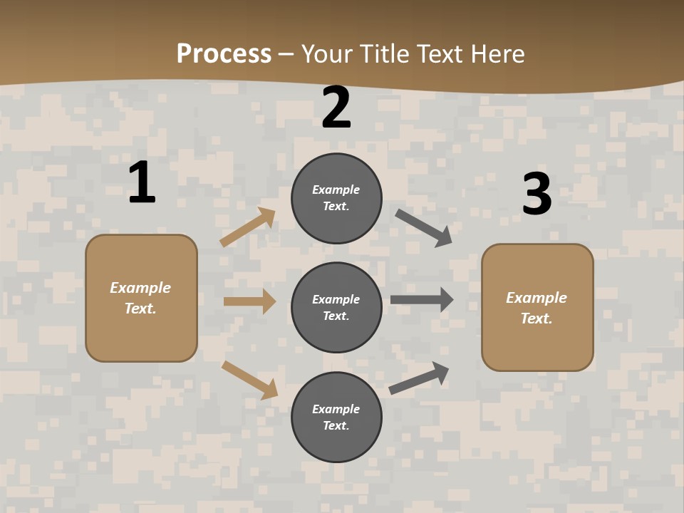Horizontal Generations Portrait PowerPoint Template