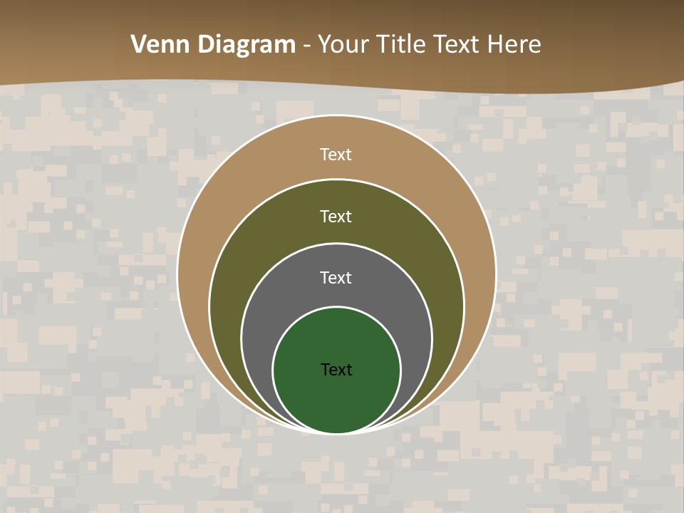 Horizontal Generations Portrait PowerPoint Template
