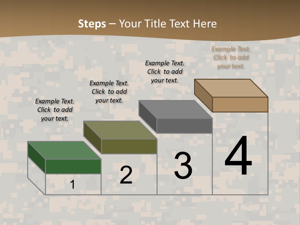 Horizontal Generations Portrait PowerPoint Template