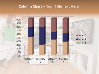 A Group Of People Sitting On A Couch In Front Of A Flat Screen Tv PowerPoint Template