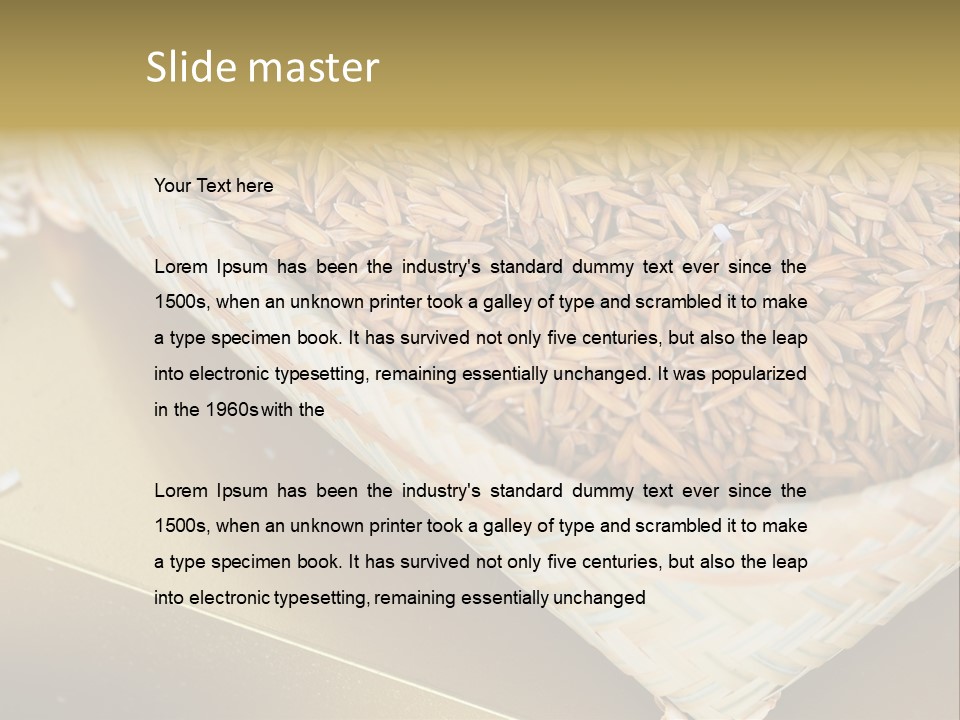 Guard Padlock Vector PowerPoint Template