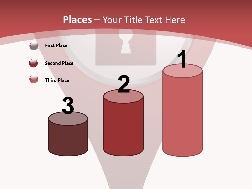 Guard Padlock Vector PowerPoint Template