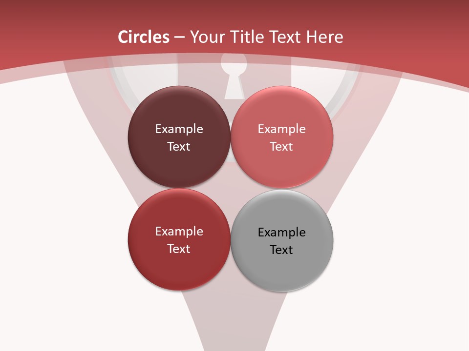 Guard Padlock Vector PowerPoint Template